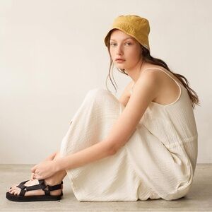 The Tiny Big Sister by Tiny Cottons Double Gauze Tiered Midi Dress size 38/US6